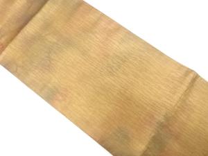 霞模様織り出し　名古屋帯